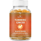 BeLive Turmeric Curcumin with Black Pepper & Ginger - Turmeric and Ginger Supplement for Immune Support, Healthy Skin, and Joint Health - Tropical Flavor | 2-Pack