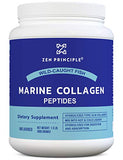 Zen Principle Marine Collagen Peptides Powder 1.5 lb. Wild-Caught Fish, Non-GMO. Supports Healthy Skin, Hair, Joints and Bones.Hydrolyzed Type 1 & 3 Protein. Amino Acids.Unflavored, Easy to Mix.