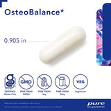 Pure Encapsulations OsteoBalance | Hypoallergenic Supplement to Promote Calcium Absorption and Enhance Healthy Bone Mineralization* | 351 Capsules