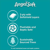 Angel Soft® Toilet Paper with Fresh Lavender Scented Tube, 12 Double Rolls = 24 Regular Rolls, 2-Ply Bath Tissue