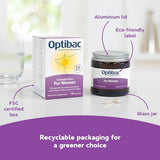 Optibac Probiotics For Women - Vegan Probiotic to Support Vagina Flora and Urinary Tract Health, 2.5 Billion CFU - 30 Capsules