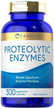 Carlyle Proteolytic Enzymes | 300 Capsules | Systemic Broad Spectrum Supplement | Vegetarian, Non-GMO & Gluten Free Formula