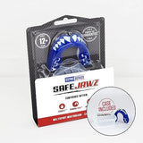 SAFEJAWZ Mouthguard Slim Fit, Adults and Junior Mouth Guard with Case for Boxing, Basketball, Lacrosse, Football, MMA, Martial Arts, Hockey and All Contact Sports (Adults 12+ Years, Shark)