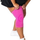 Incrediwear Knee Sleeve – Knee Braces for Knee Pain, Joint Pain Relief, Swelling, Inflammation Relief, and Circulation, Knee Support for Women and Men, Fits 12”-14” Above Kneecap (Pink, XX-Large)