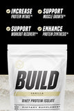 Outwork Nutrition Build Whey Protein Isolate - Perfect for Workout Recovery and Muscle Growth - Increase Protein Intake - Low Lactose, Gluten-Free, Energy Snack - 1.8lbs Delicious Vanilla Flavor