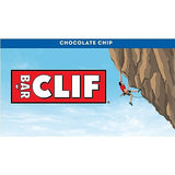 CLIF BAR - Chocolate Chip - Made with Organic Oats - Non-GMO - Plant Based - Energy Bars - 2.4 oz. (12 Pack)