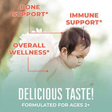 MaryRuth's Toddler Vitamin Gummy | USDA | Multivitamins and Postbiotics for Kids Ages 2+ | Vegan | Non-GMO | 60 Count
