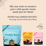 Bocce's Bakery All-Natural Witches Brew Dog Treats, Wheat-Free, Limited Ingredient Soft & Chewy Dog Treats, Inspired by Halloween, 6 oz