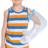 Allhercom Waterproof Kids Arm Cast Cover for Shower Reusable Cast Protector for Shower Full Arm Child Soft Comfortable Watertight Seal Keep Wounds Dry Bath Bandage Broken Hand Wrist Finger Arm Wound Cover