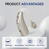 Digital Hearing Amplifier by Britzgo BHA-1301 Pack of 2. Doctor and Audiologist Designed