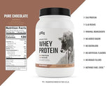 Levels Grass Fed 100% Whey Protein, No Hormones, Pure Chocolate, 2LB