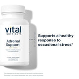 Vital Nutrients Adrenal Support | Supports Adrenal Gland Function and Cortisol Management | Supports Energy and Stress Levels | Gluten, Dairy and Soy Free Supplement | 60 Capsules