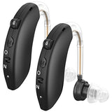 Hearing Aids, Enjoyee Hearing Aids for Elderly People Rechargeable Hearing Amplifier for Weak Hearing Adults, Digital Ear Hearing Assist Devices with Noise Cancelling and Adjusts the Volume