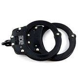 Ace Martial Arts Supply Heavy Duty Handcuffs and Keys (Black Chain)