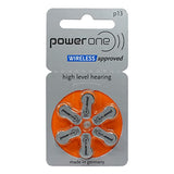 Power One Hearing Aid Battery Size 10 - Pack Of 60 Batteries