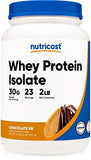 Nutricost Whey Protein Isolate (Chocolate Peanut Butter, 2 Pound) Protein Powder