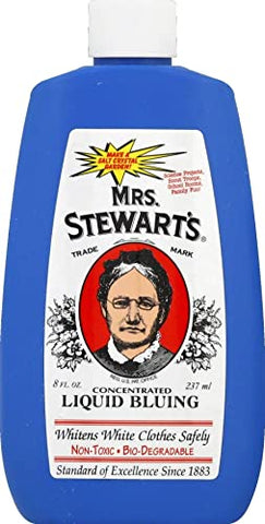 (Pack of 6) Mrs. Stewart's Concentrated Liquid Bluing, 8 fl oz each, Bio-Degradable