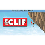 CLIF BAR - Blueberry Almond Crisp - Made with Organic Oats - Non-GMO - Plant Based - Energy Bars - 2.4 oz. (12 Pack)