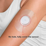 60Pack Libre Sensor Covers Latex-Free Medical Adhesive Patches for Libre 2/3 Precut CGM Tape with No Glue On The Center Waterproof and Strong Stick for Long Stay