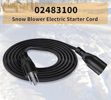 Snow Blower Electric Starter Cord 02483100 for Ariens Snowblower SS322 SS522 SS522C, MTD 629-0071, MTD 929-0071, MTD 929-0071B, Tecumseh: 32450B,Replace Ariens Electric Start Cord Part