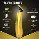 Supreme Trimmer 2-in-1 Hair Trimmer & Men's Foil Shaver | Electric Razor Barber Haircut Kit Mens Beard Trimmer ST5200 & STF602 | Gold Bundle