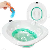 G GREENLY-AG Electric Sitz Bath, Herbal Sitz Bath for Hemorrhoids Men Treatment & Women Postpartum Care Basin, Sitz Bath for Elongated Toilet Seat, Sitz Bath Soak, Gently Bubbles Cleanse, Deeper Bowl