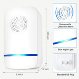 TIMIROYA Ultrasonic Pest Repeller Plug in, 6 Pack Indoor Pest Repeller for Insects Roaches Mouse Rodents Mosquitoes
