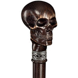 Skull Cane - Handmade - Skull Walking Stick | Vampire Gothic Walking Cane | Skull Canes for Men, Cool Steampunk Cane for Men (39 Inch)