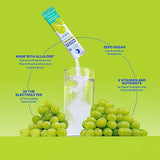 Liquid I.V. Sugar-Free Hydration Multiplier - Green Grape – Powder Packets  | Electrolyte Drink Mix | Easy Open Single-Serving Stick | Non-GMO | 14 Sticks