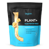 LEGION Plant+ Vegan Protein Powder, Cinnamon Cereal - Rice and Pea, Plant Based Protein Blend. Gluten Free, GMO Free, Naturally Sweetened and Flavored, 20 Servings, (Cinnamon Cereal)