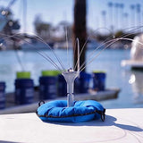 Bird B Gone - Weighted Sand Bag Base (6.5 lbs) - Stabilizer for Bird Spider 360 & Repeller 360 Deterrents - Weatherproof Blue Canvas - for Boats and Docks - Portable - Installation Hardware Included