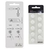 Oticon MiniFit Power (6mm - Small) 20 Domes, Genuine OEM Denmark Replacements, Oticon Hearing Aid Domes for Oticon Bernafon Sonic MiniRITE Hearing Aids Supplies - 2 Packs / 20 Domes Total