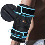 SuzziPad Elbow Ice Pack for Tendonitis and Tennis Elbow, Wearable Ice Elbow Wrap with Cold Compress, Pain Relief for Forearm, Tennis Elbow, Golfers Elbow, Bursitis and Sport Injuries