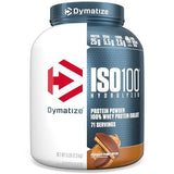 Dymatize ISO 100 Whey Protein Powder with 25g of Hydrolyzed 100% Whey Isolate, Chocolate Peanut Butter, 5 Pound