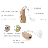 Banglijian Hearing Aid Rechargeable Ziv-201 Digital Noise Reduction and Feedback Cancellation Small Size (Two Units)