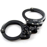 Ace Martial Arts Supply Heavy Duty Handcuffs and Keys (Black Chain)