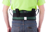 COW&COW Padded Gait Belt with 4 Handles and Quick Release Buckle 5.5 inchs(Green, M/28inches-48inches)