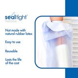 Brownmed - Seal-Tight Freedom Cast & Bandage Protector - Shower Cast Cover for Legs - Waterproof Shower Protector - Leg Cast Bag for Shower & Swimming - Adult Leg