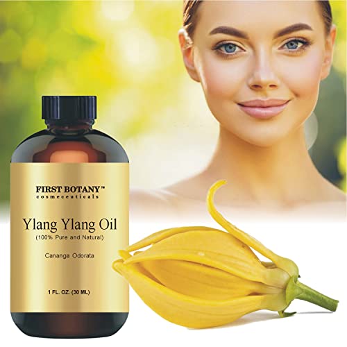 100% Pure Ylang Ylang Oil - Premium Ylang-Ylang Essential Oil for Aromatherapy, Massage, Topical & Household Uses - 1 fl oz (Ylang Ylang)