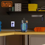 BLACK+DECKER Bug Mosquito Zapper Indoor and Outdoor Mosquito Killer and Fly Zapper