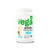 Vega Protein Made Simple Protein Powder, Vanilla - Stevia Free, Vegan, Plant Based, Healthy, Gluten Free, Pea Protein for Women and Men, 2.2 lbs (Packaging May Vary)