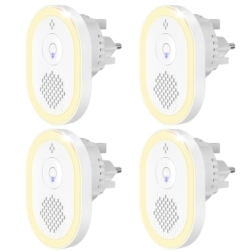 2024 Upgraded Ultrasonic Pest Repeller, Indoor Pest Repellent 4 Packs, Electronic Plug in Pest Control for Roach, Ant, Rodent, Mouse, Bugs, Mosquito, Spider Repellent for House, Garage, Wareh