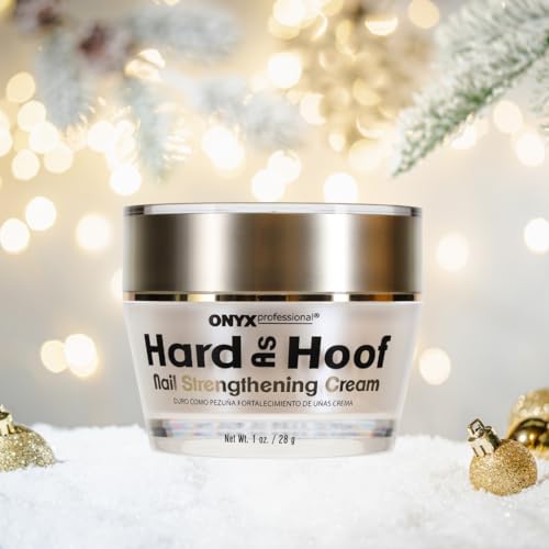 Hard As Hoof Nail Strengthening Cream with Coconut Scent, Nail Growth & Conditioning Cuticle Cream Stops Splits, Chips, Cracks & Strengthens Nails, 1 oz