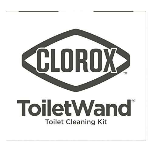 Original Clorox Toilet Cleaning System - ToiletWand, Storage Caddy and 16 Heads (Package May Vary)