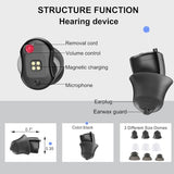 TARESING Invisible Hearing Aids, CIC Digital Rechargeable Hearing Aids for Seniors & Adults with Noise Cancelling,Portable For Adults Small and Tiny (Black)