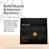 Promix Whey Protein Isolate Powder, Unflavored - 5lb Bulk - Grass-Fed & 100% All Natural - ­Post Workout Fitness & Nutrition Shakes, Smoothies, Baking & Cooking Recipes - Gluten-Free & Keto-Friendly