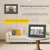 SSINI 【Newest Version Digital Calendar Day Clocks for Seniors Clock with Day and Date for Elderly Dementia Clock Digital Clock Large Display with 12 Alarms