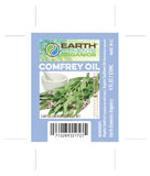 Organic Comfrey Oil – Raw, Infused, Pressed Herbal Oil - Organic Comfrey Leaf & Organic Sunflower Seed Oil (4 fl. oz)