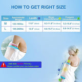 Divvsck PICC Line Shower Cover, PICC Line Covers for Upper Arm, Reusable Waterproof IV & PICC Line Sleeve Protector for Chemotherapy Treatment, Broken Wound Elbow for bath Shower