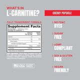 PROSUPPS® L-Carnitine 1500 Liquid, Stimulant Free (31 Servings, Cherry Popsicle)